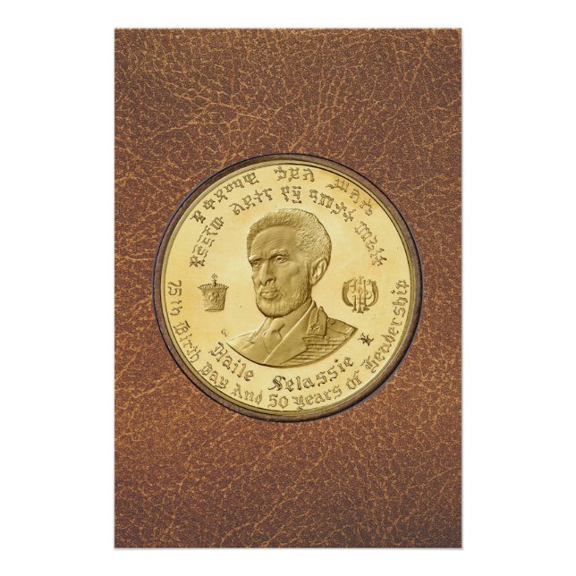 Lion of Judah Jah Rastafari Reggae Roots Poster (Front)