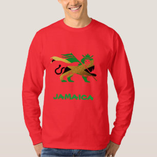 Lion of Judah, Jamaican flag T-Shirt