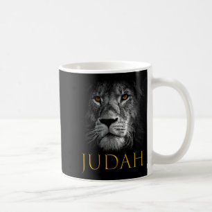 Lion Of Judah Jesus Christian Faith Over Fear Prem Coffee Mug