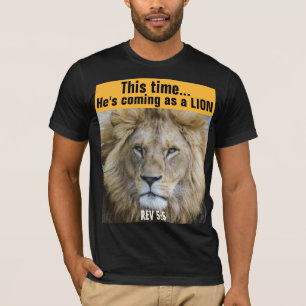 LION OF JUDAH JESUS iS COMING T-SHIRTS t-SHIRT