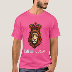 Lion Of Judah Jesus Kings Of The Jungle Lions Leo  T-Shirt