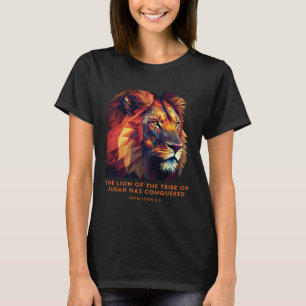 Lion of Judah Jesus Revelation Bible Verse Christi T-Shirt