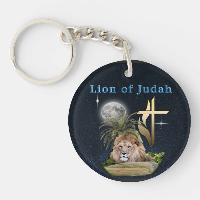 Lion of Judah Key Ring (Front)