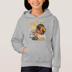 Lion Of Judah Lamb Of God Girl's Hoodie