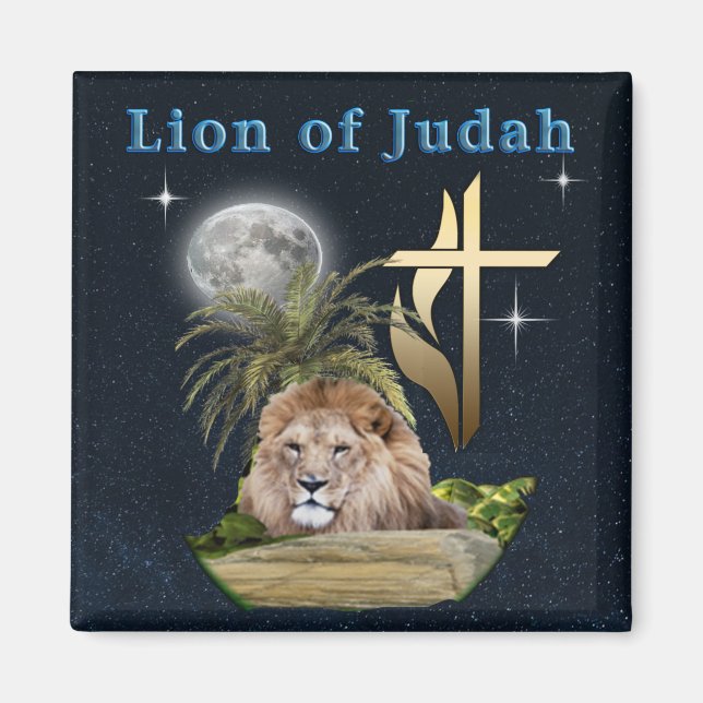 Lion Of Judah   Magnet (Front)