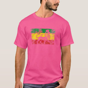 Lion of Judah Rasta Ethiopian Reggae Old Ethiopia  T-Shirt