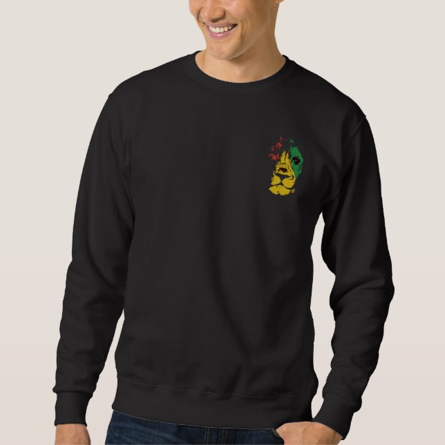 Lion Of Judah - Rasta Sweatshirt (Front)