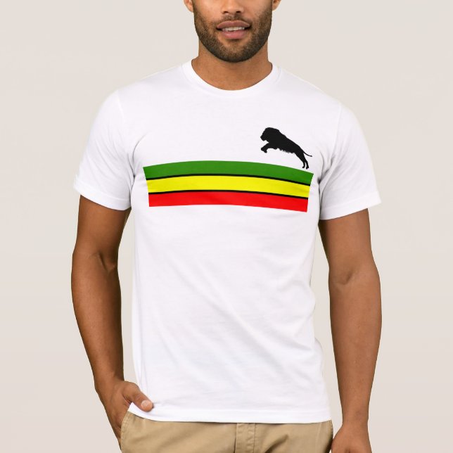 Lion Of Judah - Rasta T-Shirt (Front)