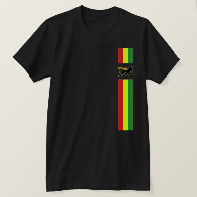 Lion Of Judah - Rasta T-Shirt (Design Front)