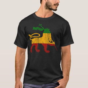 Lion Of Judah Rastafari Rasta Reggae Jamaica Gift T-Shirt