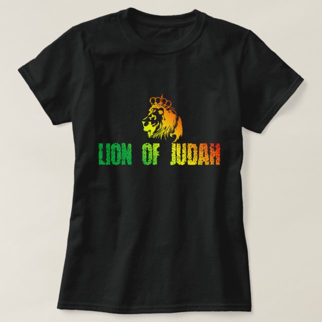 LION OF JUDAH T-Shirt (Design Front)