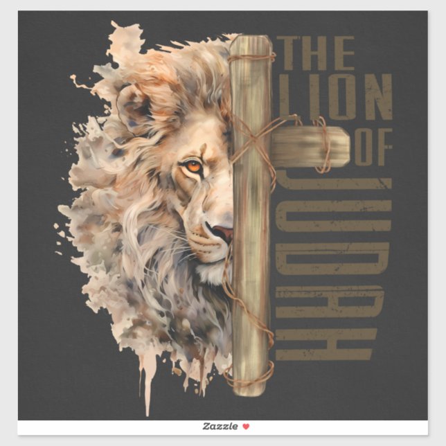 Lion of Judah Vinyl Sticker (Sheet)
