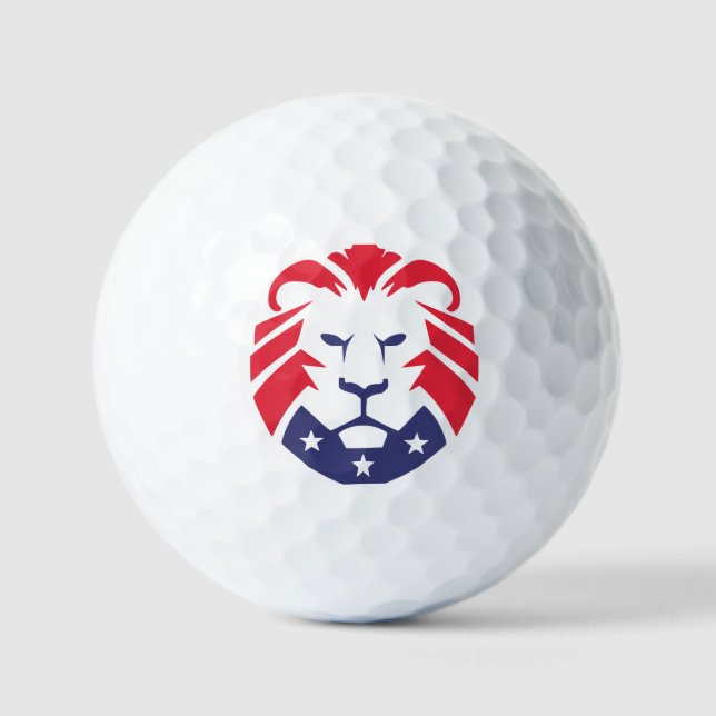 Lion of Patriots Golf Balls (Front)