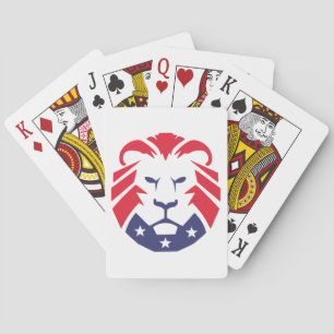 Lion of Patriots Playing Cards