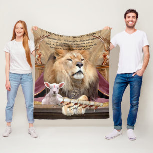 Lion of the tribe of Judah prayer blanket