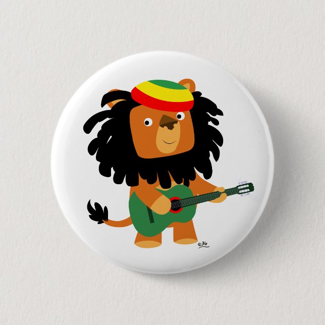 Lion of Zion button badge (Front)