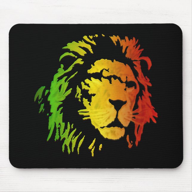 Lion of Zion Judah Reggae Lion Mouse Pad (Front)