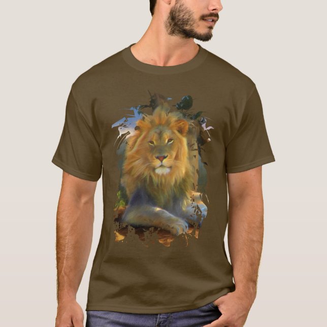 LION ON THE JOB T-Shirt (Front)