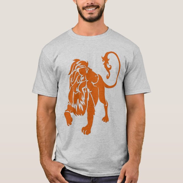 lion orange T-Shirt (Front)