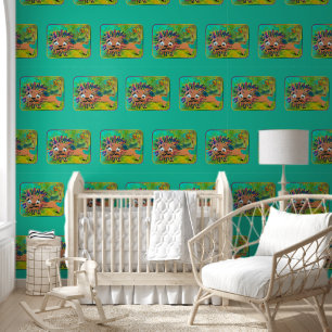 Lion Painting "Art by Kids" Wallpaper