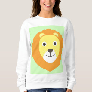lion painting art sweatshirt