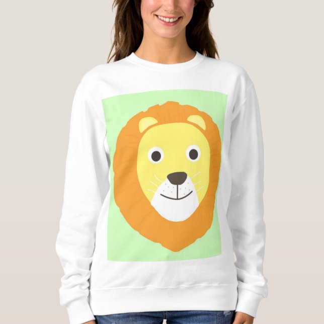 lion painting art sweatshirt (Front)