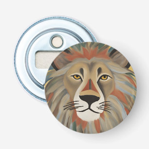 Lion Painting Bottle Opener