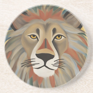 Lion Painting Coaster