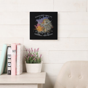 Lion Papercut Square Wall Clock