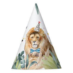 Lion Party Animals Safari Wild Animals Birthday Hat