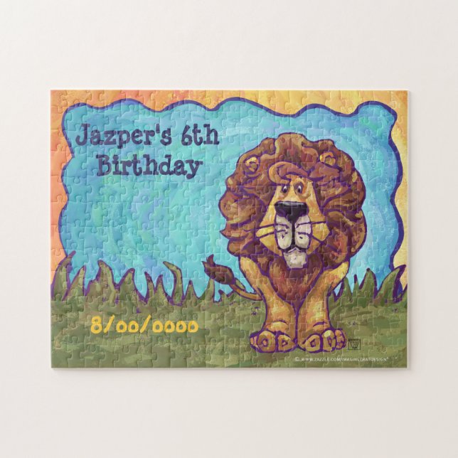 Lion Party Centre Jigsaw Puzzle (Horizontal)