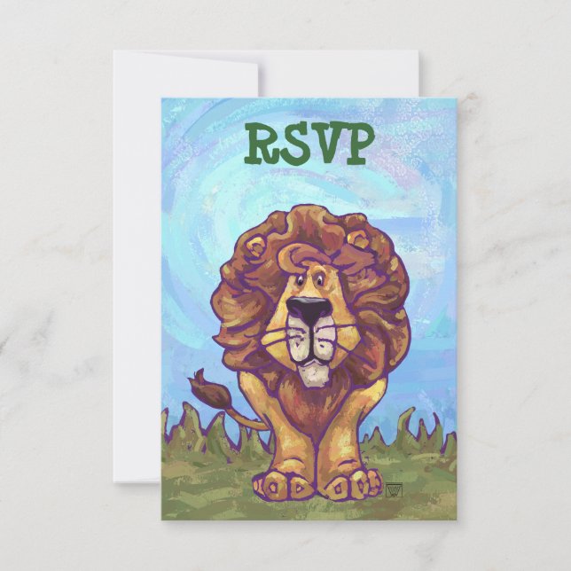 Lion Party Centre RSVP (Front)