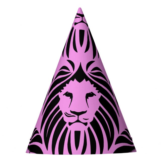 Lion Party Hat-Pink Hat (Front)