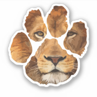Lion Paw Print Animal