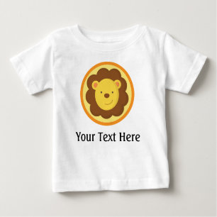 Lion Personalised Baby T Shirt