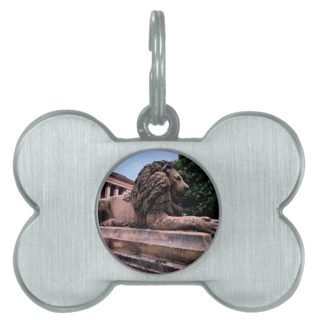 Lion Pet ID Tag (Front)