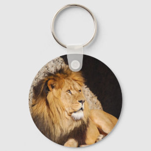 Lion Photo Keychain
