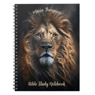 Lion Photo Notebook Your Text & Image Personalised