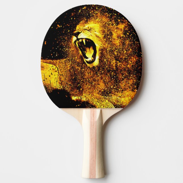 LION PING PONG PADDLE (Front)