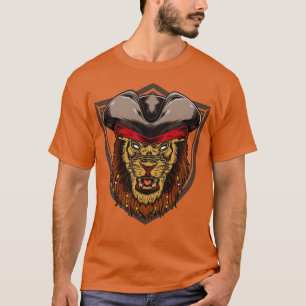 Lion Pirate Head T-Shirt