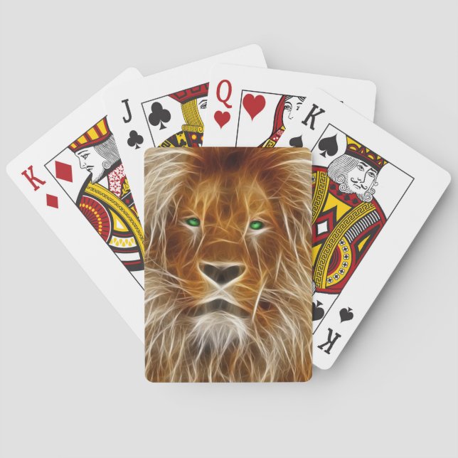 Lion Playing Cards (Back)