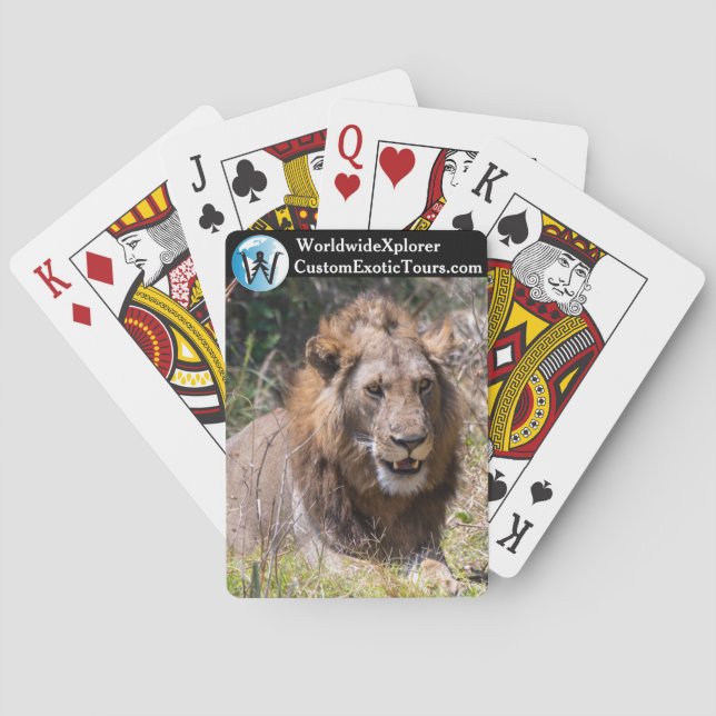 Lion Playing Cards (Back)