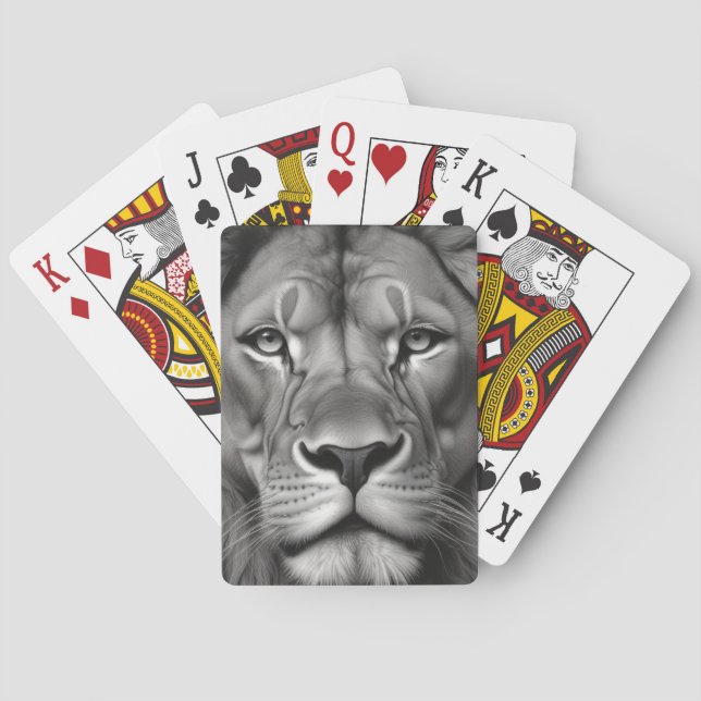 Lion Playing Cards (Back)