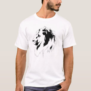Lion Portrait (black) T-Shirt