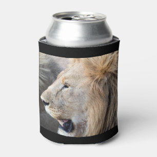 Lion Portrait Can Cooler