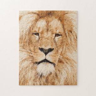 LION PORTRAIT JIGSAW PUZZLE