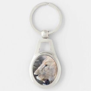 Lion Portrait Key Ring