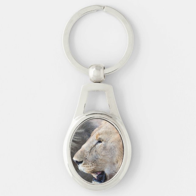 Lion Portrait Key Ring (Front)