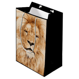 LION PORTRAIT MEDIUM GIFT BAG