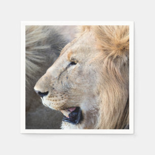 Lion Portrait Napkin